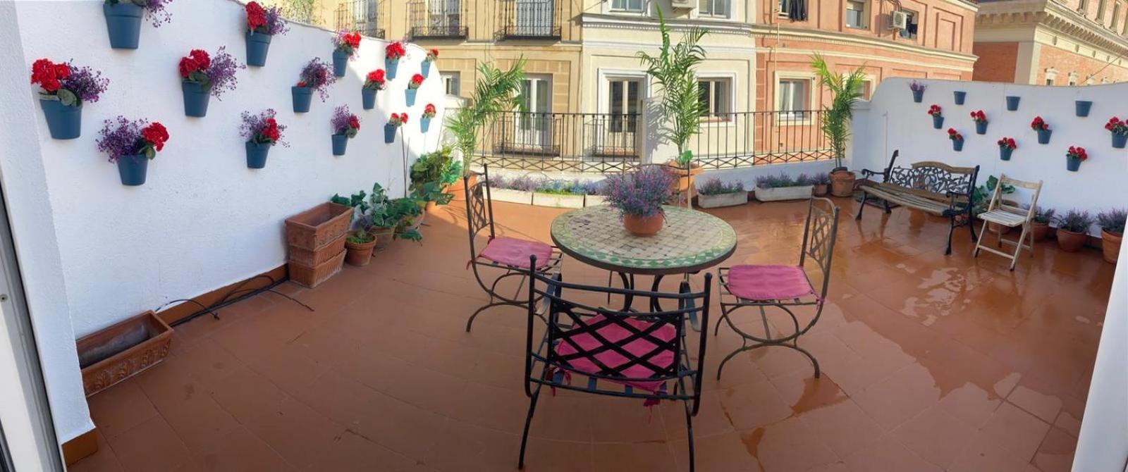 Romantic Central Terrace Madrid Eksteriør billede